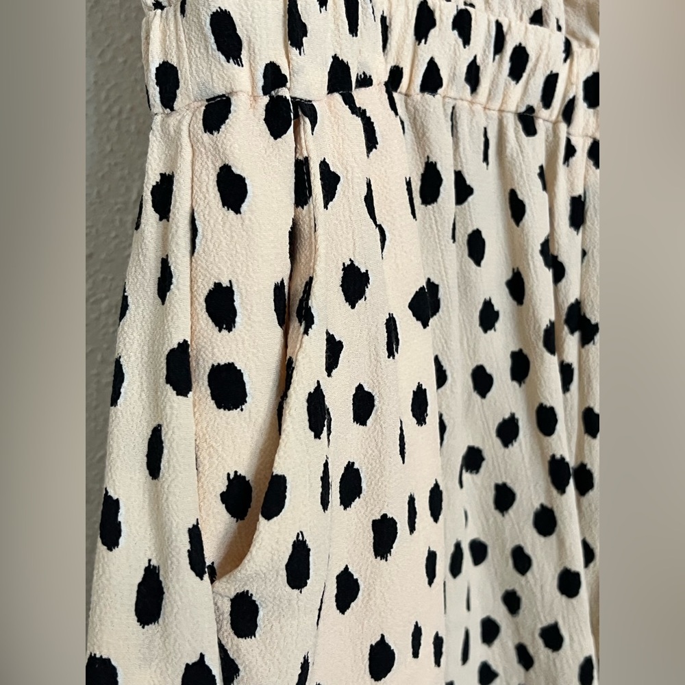 Kate Spade New York Leopard Dot Crepe Romper  Size 12 - Picture 9 of 15